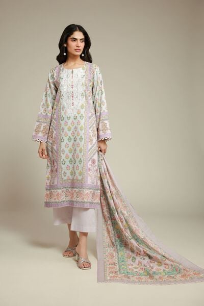 Embroidered | Textured Lawn | Fabrics 3 Piece | AED 180.00