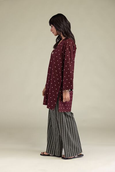 Printed | Cambric | Black Cambric Pants | AED 80.00