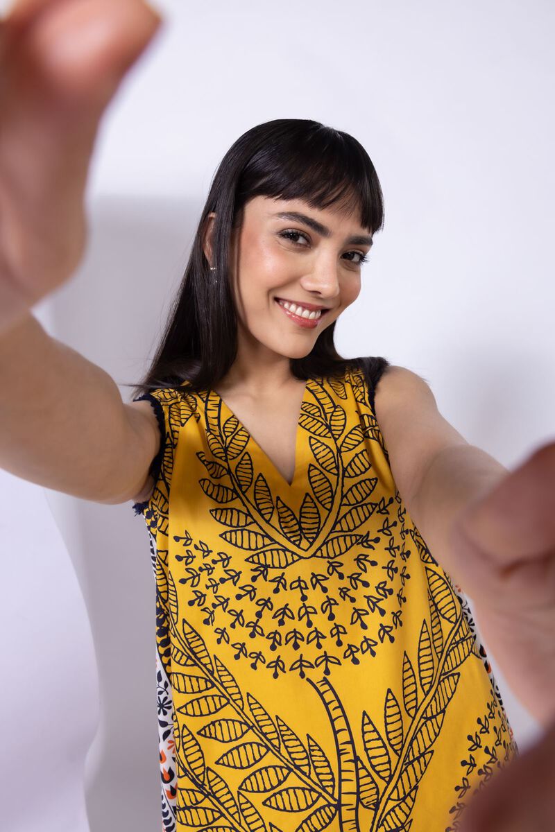 Printed | Cotton Viscose | Kurta | AED 60.00