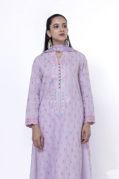 Embroidered | Cambric | Fabrics 3 Piece | AED 280.00
