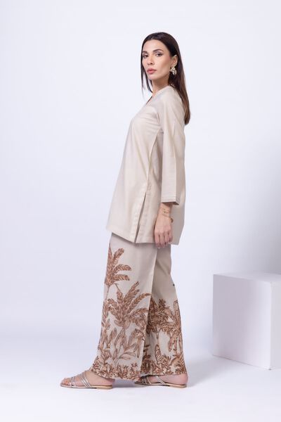Embroidered | Dobby | Pants | AED 70.00