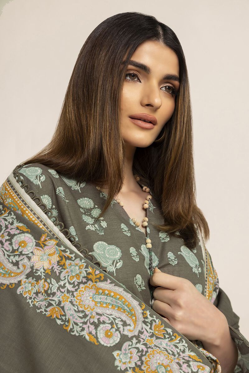 Printed | Light Khaddar | Fabrics 3 Piece | null