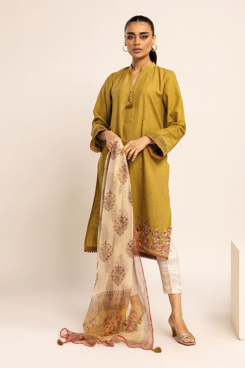 Crosshatch | Embroidered | Fabrics 2 Piece | Top Dupatta | null