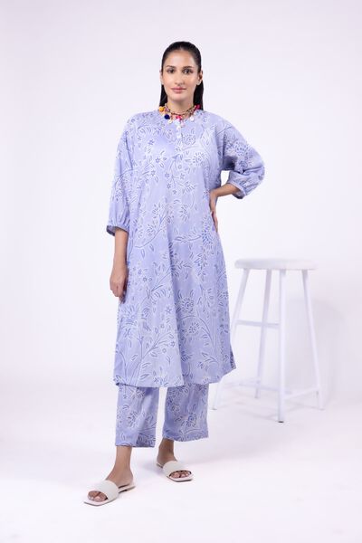 Printed | Ripple Crinkle | Kurta | AED 50.00
