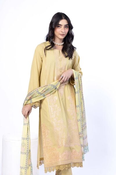 Embroidered | Cotton Dobby | Tailored 3 Piece | AED 300.00