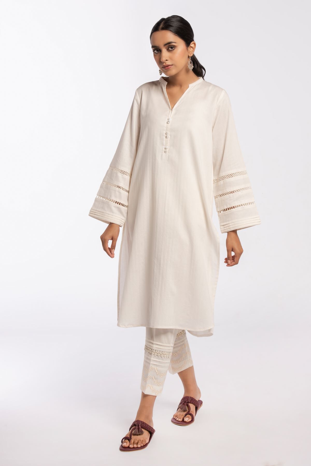 Khaadi white sales dress