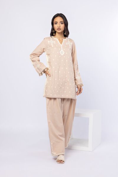 Embroidered | Cotton Dobby | Pants | AED 80.00