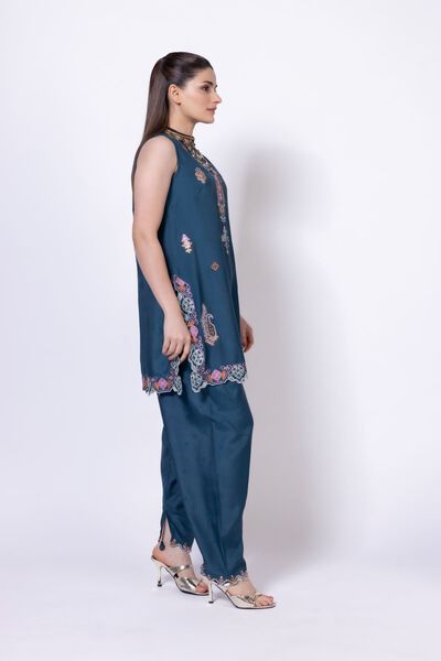 Embroidered | Viscose Oak Silk | Shalwar | AED 30.00