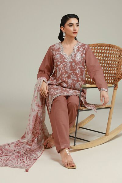 Embroidered | Cambric | Fabrics 3 Piece | AED 230.00