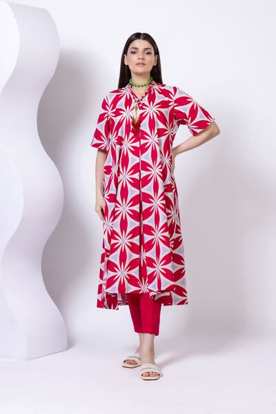 Printed | Crosshatch Poplin | Kurta | AED 50.00