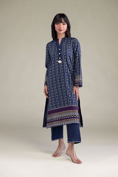 Embroidered | Cambric | Cambric Longline Kurta | AED 150.00