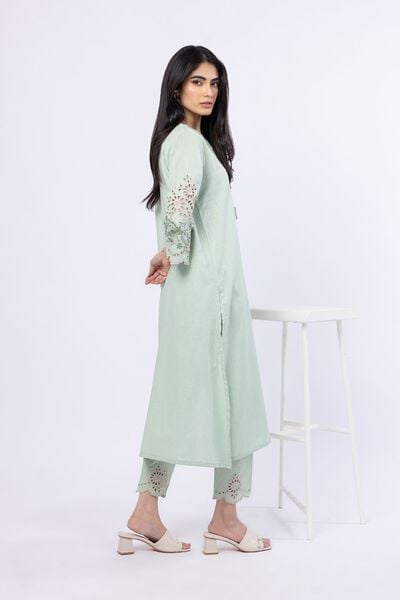 Embroidered | Linen Cotton | Pants | AED 72.00