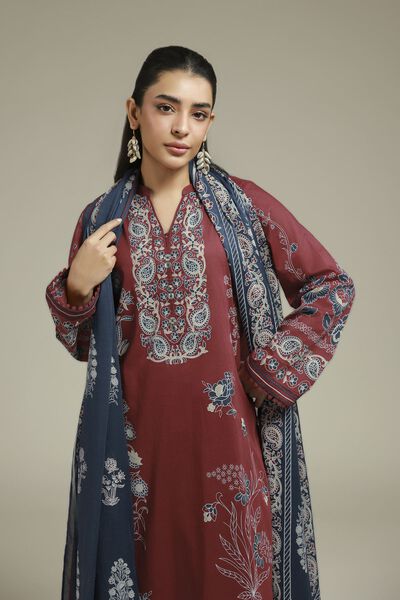 Printed | Cambric | Fabrics 3 Piece | AED 180.00