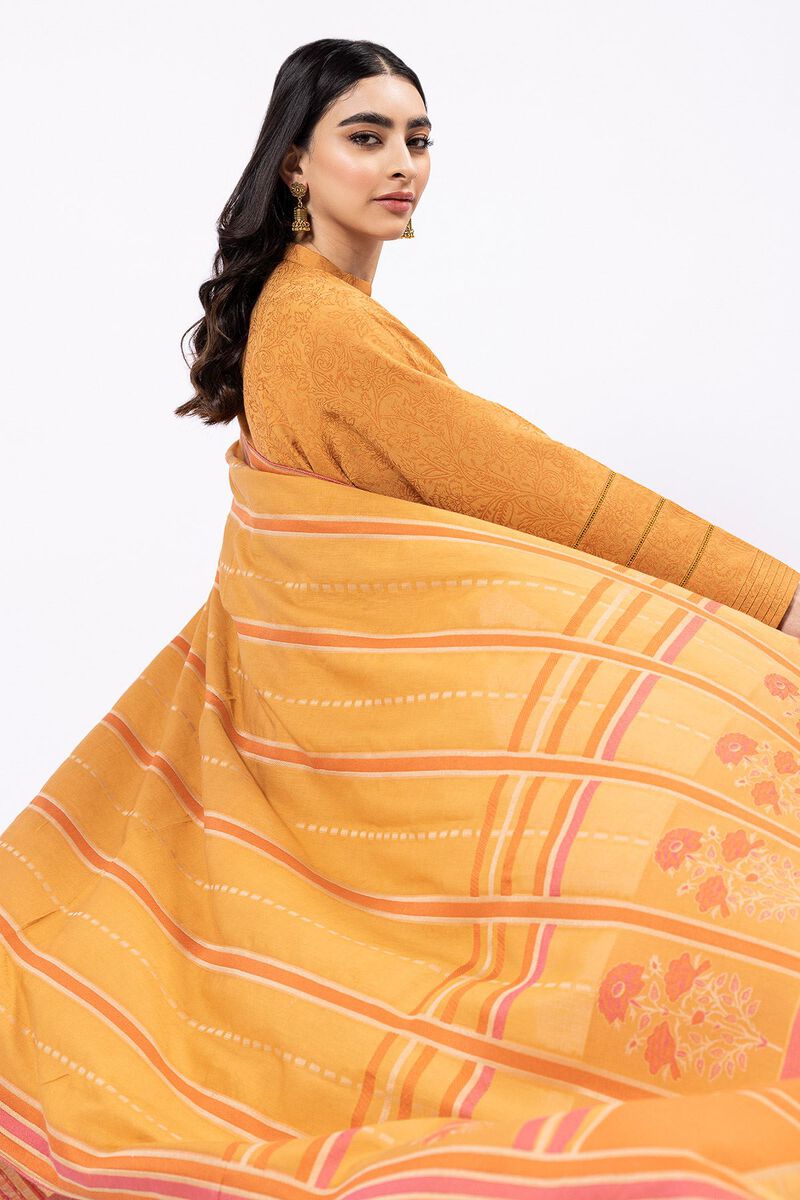 Dyed | Cotton Brosha Jacquard | Fabrics 3 Piece | null