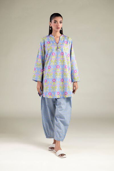 Printed | Cotton Dobby | Shalwar | AED 80.00
