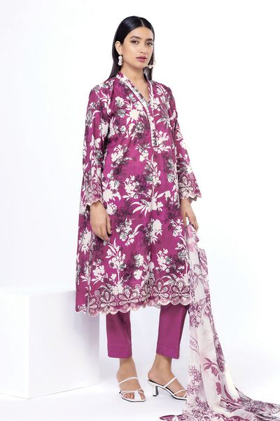 Embroidered | Cambric | Fabrics 3 Piece | AED 110.00