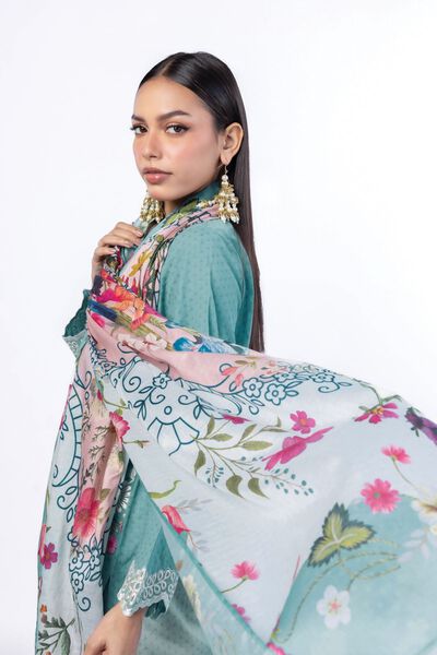 Embroidered | Cotton Dobby | Tailored 3 Piece | AED 300.00