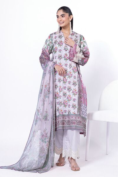 Embroidered | Cotton Satin | Fabrics 3 Piece | AED 66.00