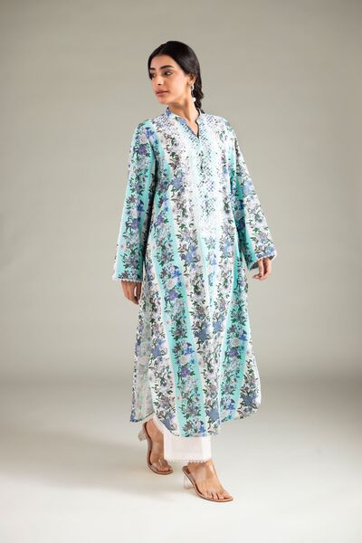 Embroidered | Textured Cotton | Kurta | AED 130.00