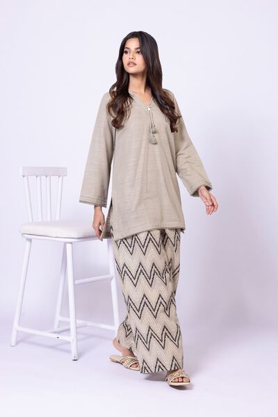 Printed | Textured Cotton | Pants | AED 60.00