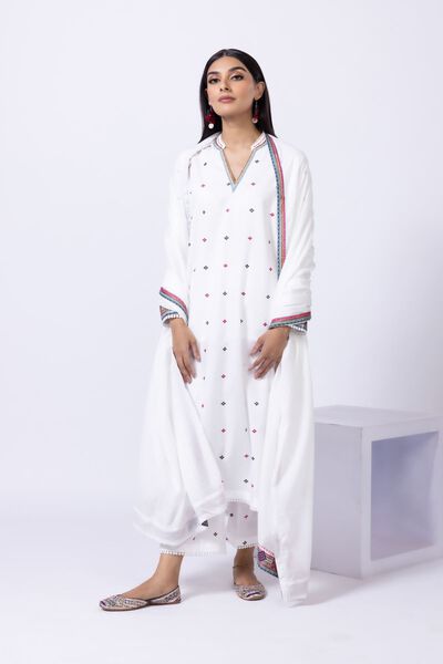 Embroidered | Cambric | Kurta | AED 140.00