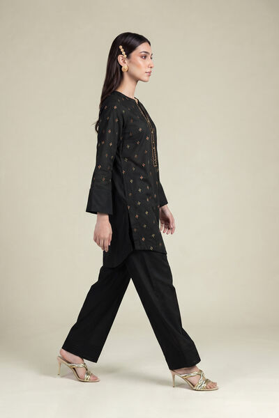 Embroidered | Cambric | Black Cambric Shalwar | AED 130.00