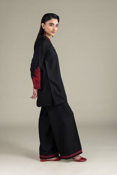 Embroidered | Heavy Blended Viscose | Pants | AED 75.00