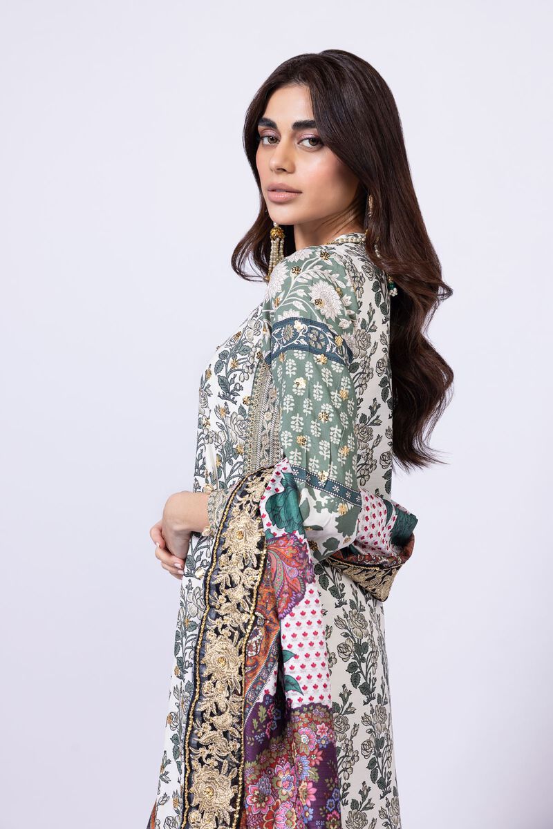 Embroidered | Tusser Silk | Dupatta | AED 54.00