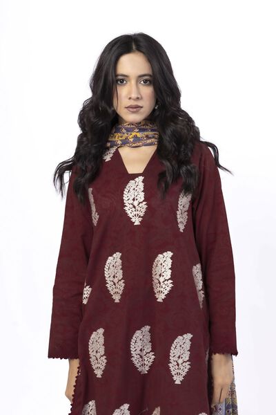 Embroidered | Cotton | Fabrics 3 Piece | AED 84.00
