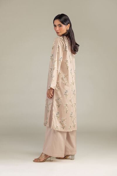 Printed | Cambric | Solid Peach Pants | AED 130.00