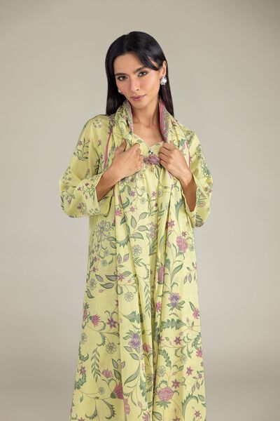 Printed | Lawn | Floral Lawn Dupatta | AED 130.00