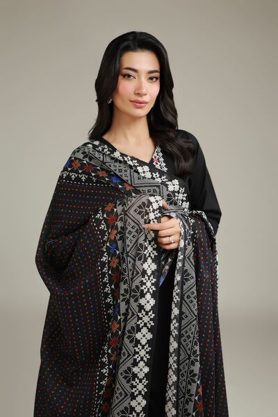 Embroidered | Lawn | Black Lawn Dupatta | AED 80.00