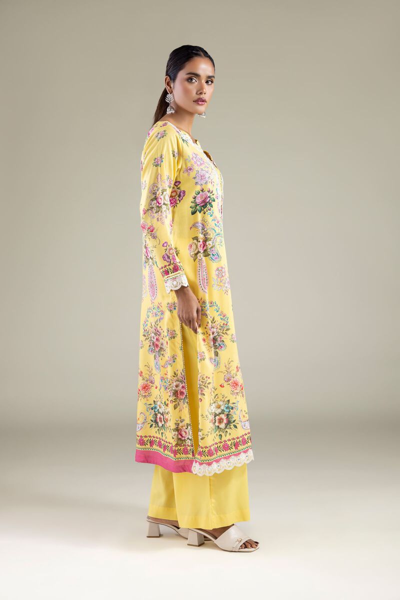 Embroidered | Viscose | Relaxed Solid Pants | AED 48.00