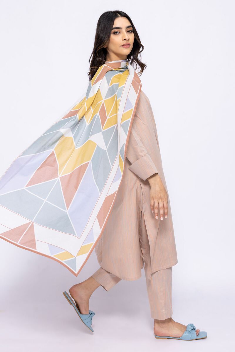 Printed | Lawn | Stole | null