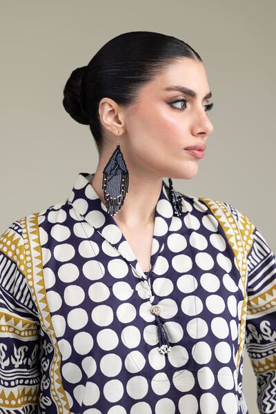 Printed | Cambric | Short Cambric Kurta | AED 100.00