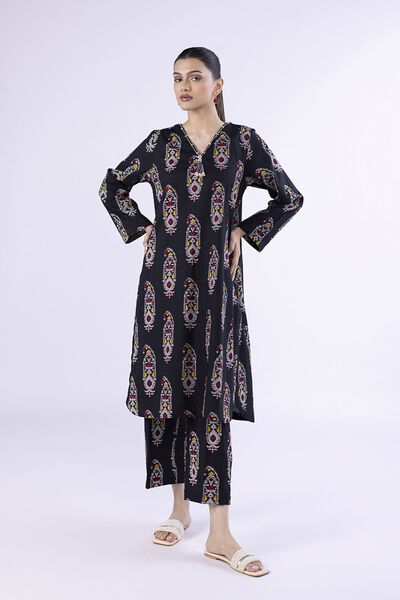 Printed | Crosshatch Poplin | Kurta | AED 100.00