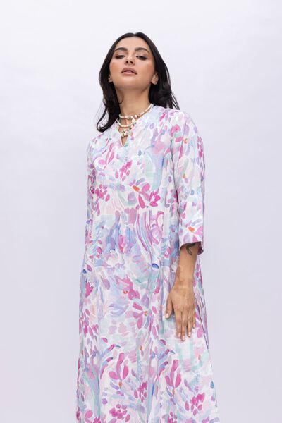 Printed | Ripple Crinkle | Kurta | AED 100.00