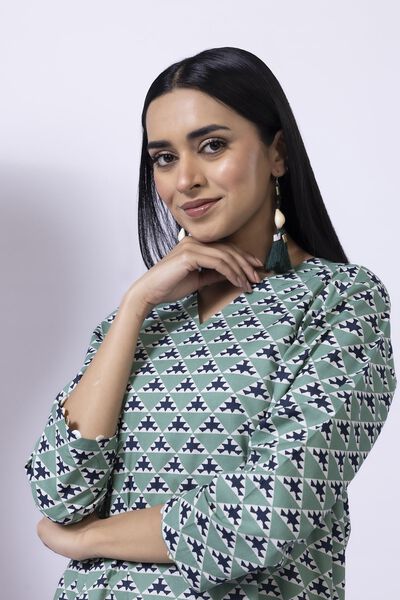 Printed | Cambric | Kurta | AED 40.00