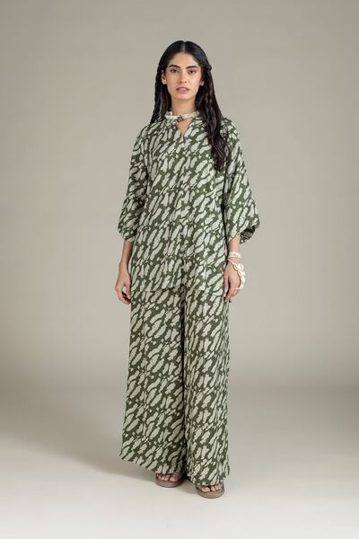 Printed | Viscose Crinkle | Trousers | AED 30.00