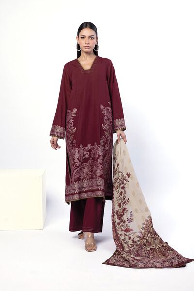 Dyed | Jacquard | Fabrics 3 Piece | AED 180.00