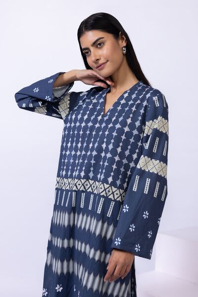 Printed | Ripple Crinkle | Kurta | AED 50.00