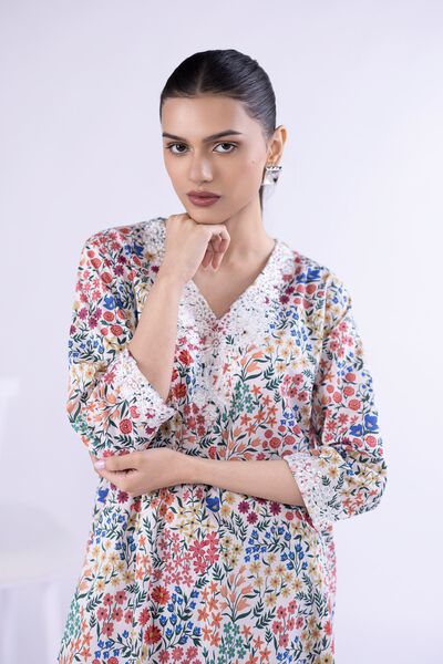 Embroidered | Cambric | Kurta | AED 100.00
