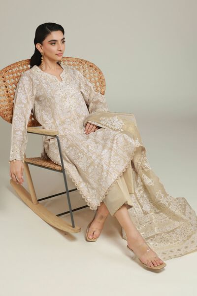 Embroidered | Cambric | 3-Piece Cambric Set | AED 350.00