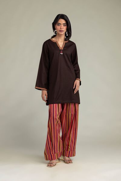 Embroidered | Cotton Dobby | Cotton Dobby Shalwar | AED 130.00