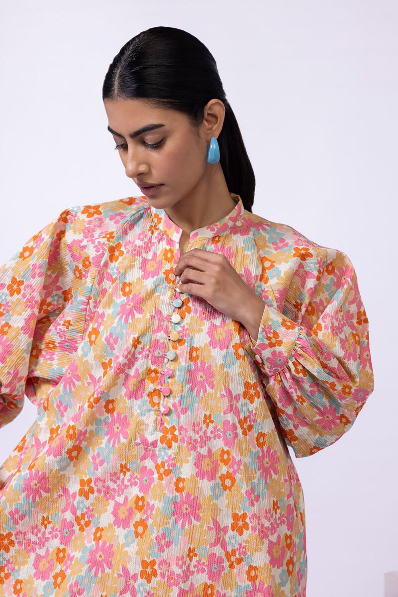 Printed | Ripple Crinkle | Kurta | AED 50.00