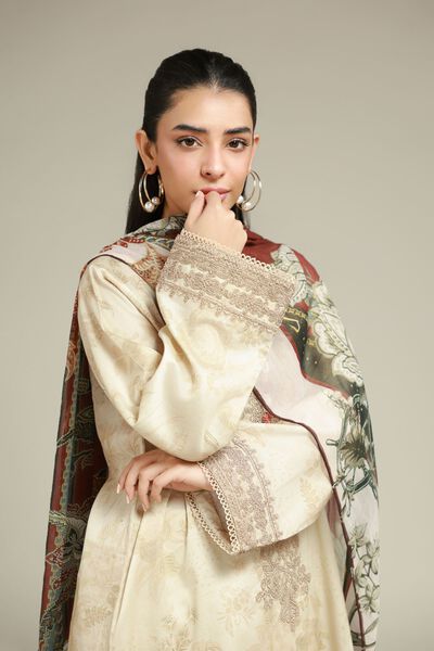 Embroidered | Satin | Fabrics 3 Piece | AED 200.00