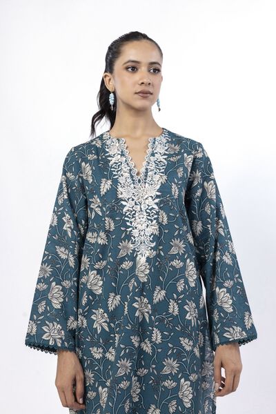 Embroidered | Light Khaddar | Fabrics 2 Piece | Top and Bottom | AED 50.00