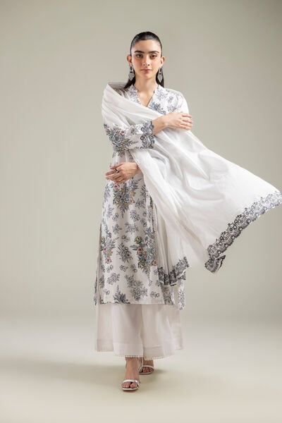 Embroidered | Lawn | Lawn Floral Dupatta | AED 100.00