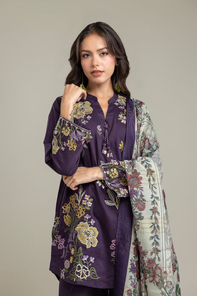 Embroidered | Polyester Silk | Dupatta | AED 130.00