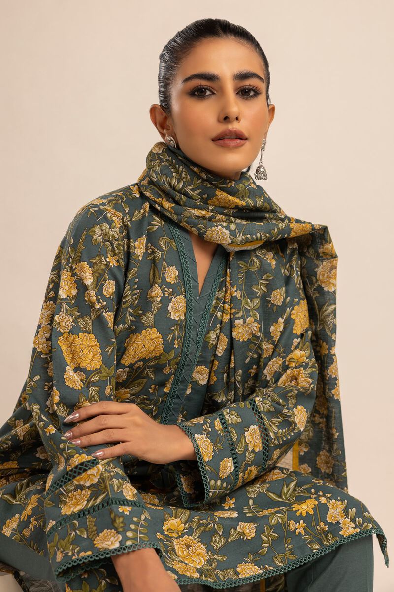 Printed | Khaddar | Fabrics 3 Piece | null